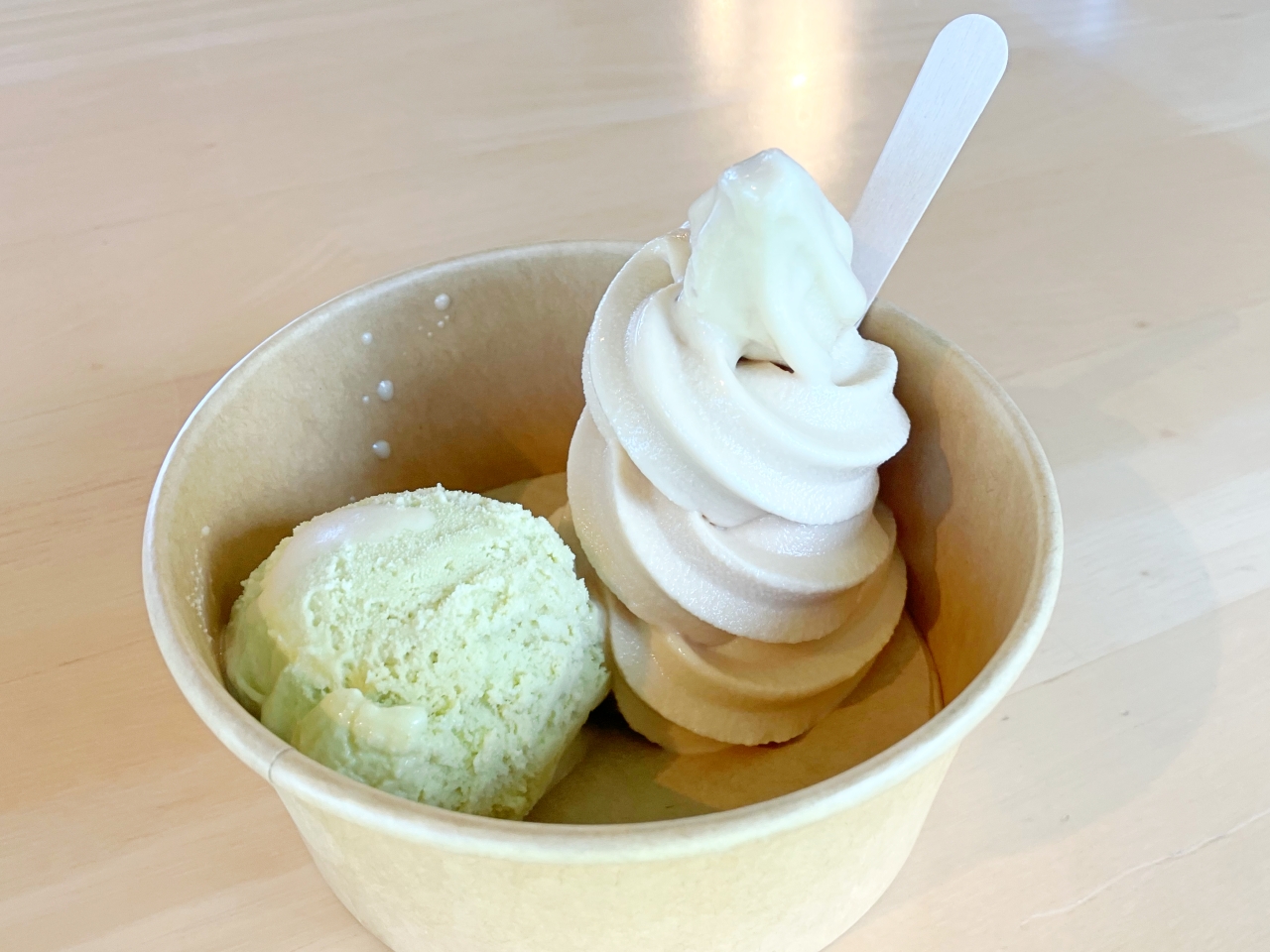 「SENRI ICE CREAM FACTORY」のサンデー