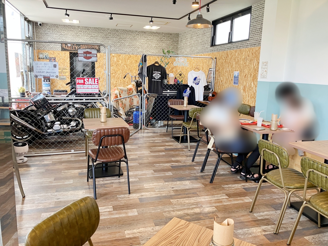 「PREMIUM WAGYU BURGER CHOP STAND」の店内