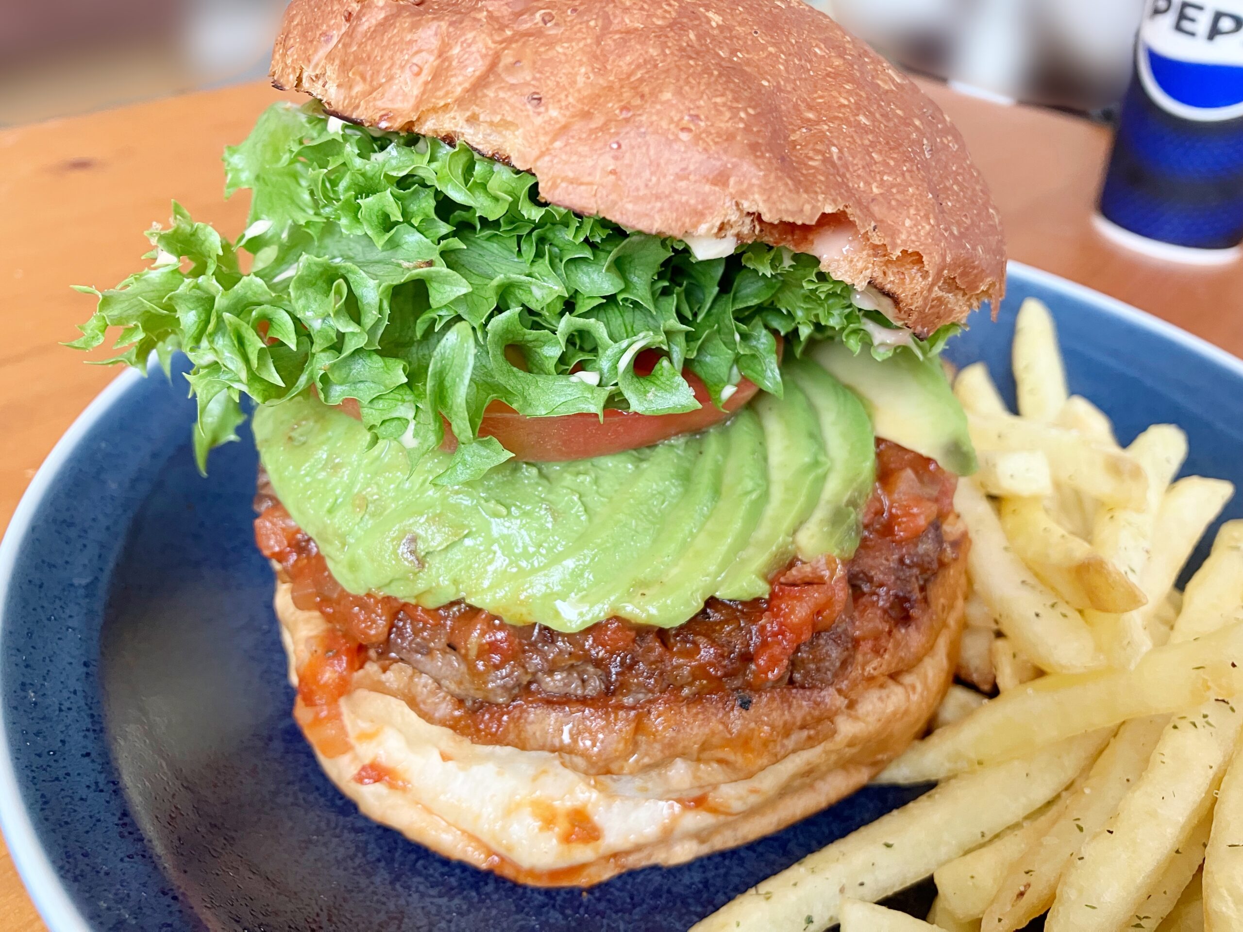「PREMIUM WAGYU BURGER CHOP STAND」のバーガー